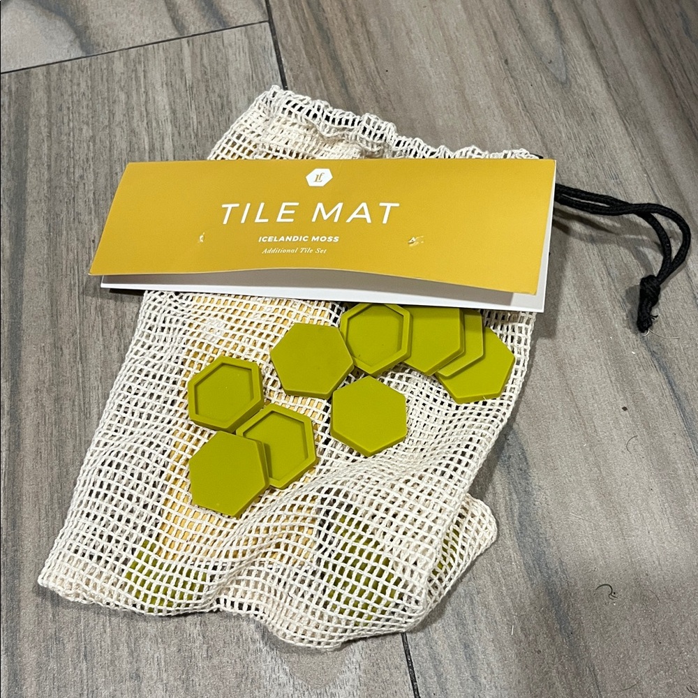 Letterfolk tile mat tiles icelandic moss